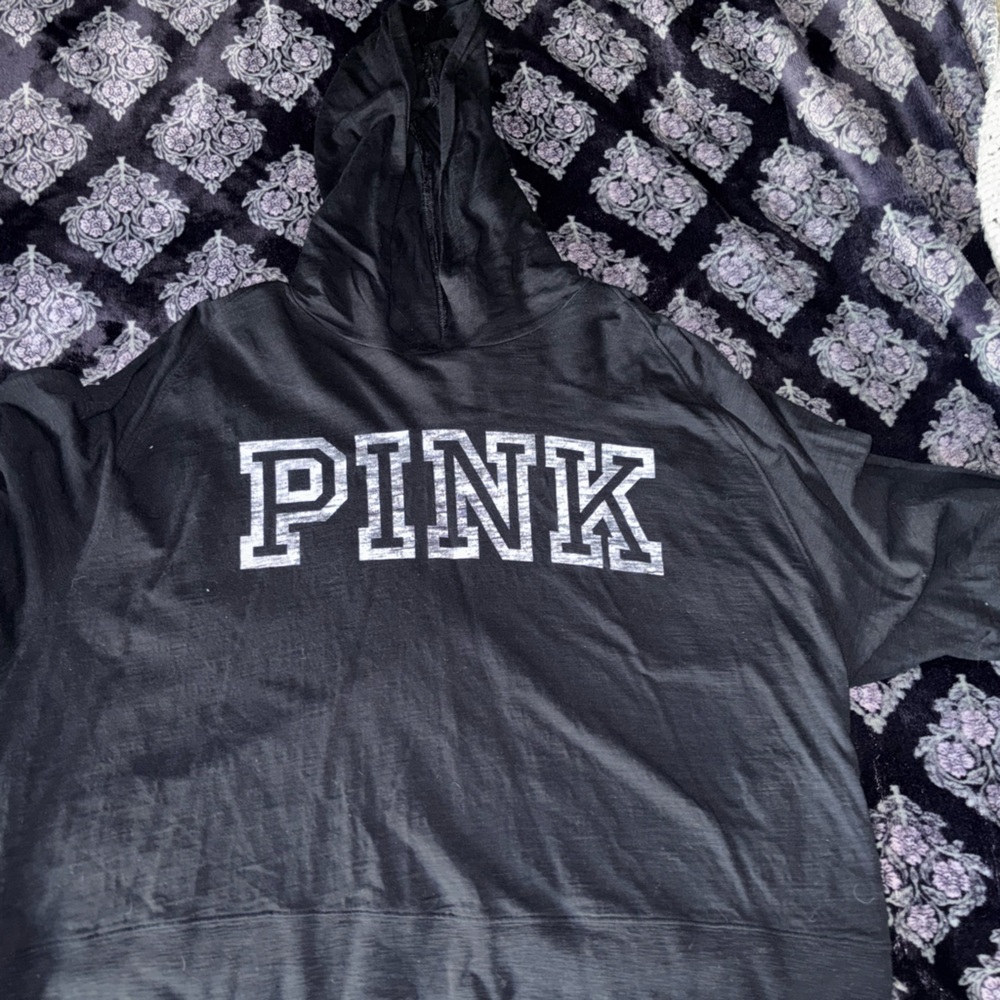 PINK Victoria's Secret Black Sweatshirt